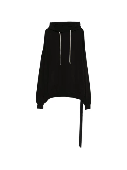 Мужское худи rick owens drkshdw с завязками, черное