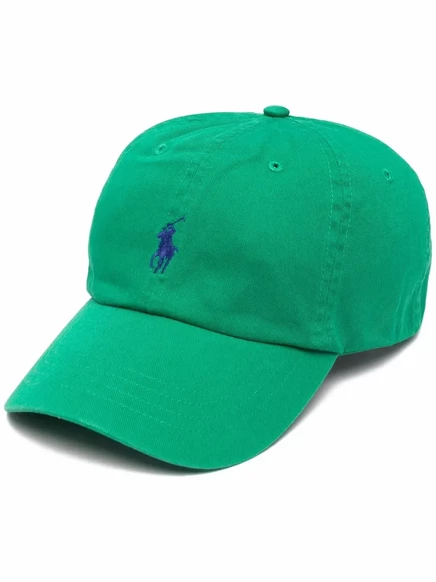 Мужская бейсболка Polo Ralph Lauren с вышивкой, зеленая