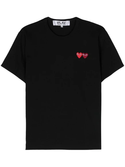 Унисекс футболка Comme des Garçons Play, черная