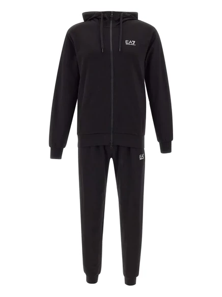 Мужской спортивный костюм EA7 Emporio Armani, черный