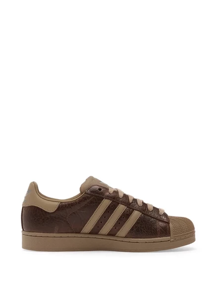 Кеды adidas Superstar II с коричневой полосой