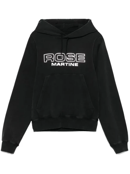 Мужская толстовка Martine Rose с рельефным логотипом, черная