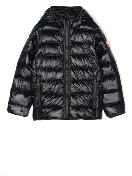 Детская пуховая куртка Canada Goose Kids Crofton, черная