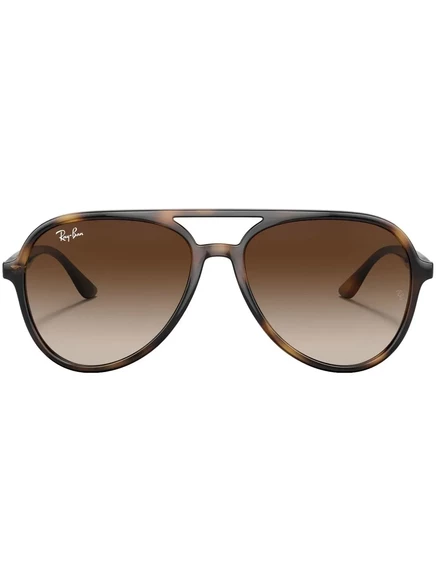 Унисекс солнцезащитные очки Ray-Ban RB4376 авиатор, зеленые