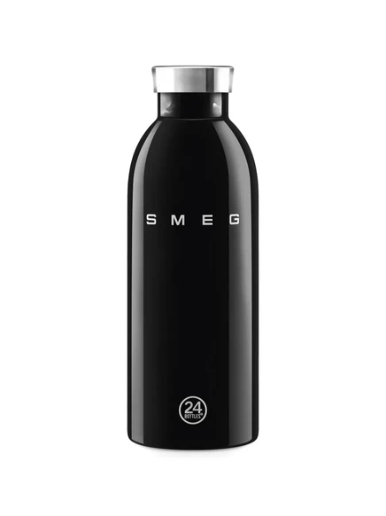 Термобутылка Smeg x 24Bottles Clima 500 мл с логотипом, черная