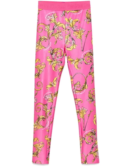 Женские леггинсы Versace Jeans Couture Barocco, розовые