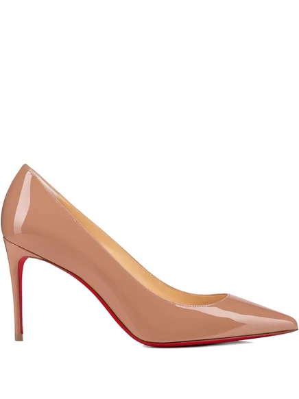 Женские туфли Christian Louboutin Kate 85 мм, бежевые