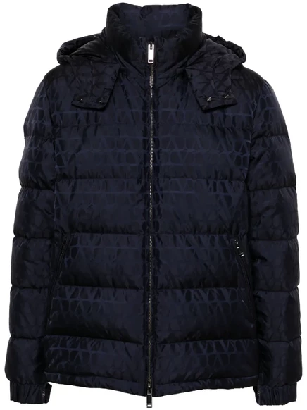 Стеганая куртка Valentino Garavani Toile Iconographe blue