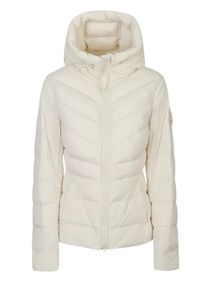 Женская пуховая куртка Canada Goose с капюшоном, белая
