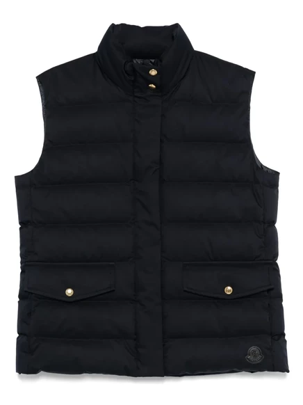 Женский стеганый жилет moncler besset, синий
