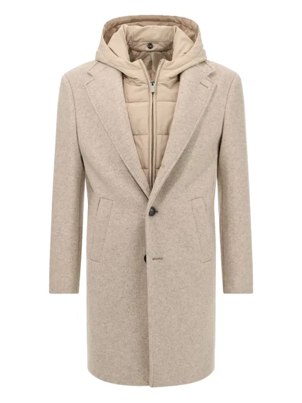 Стеганое пальто Boggi Milano neutrals