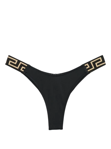 Купальники-бикини от Versace Greca с отделкой по низу black