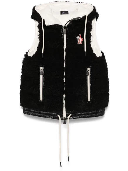 Жилет на молнии с подкладкой Moncler Grenoble black