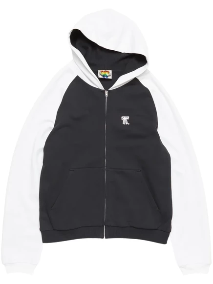 Толстовка с капюшоном Acne Studios на молнии black