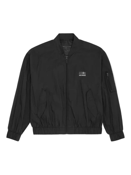 Куртка-бомбер с принтом MM6 Maison Margiela X Salomon x Salomon numbers black