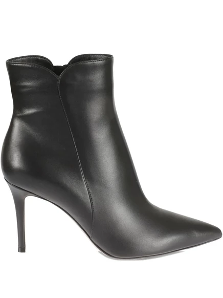 Женские ботильоны GIANVITO ROSSI Levy кожаные, черные