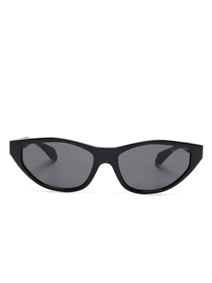 Женские солнцезащитные очки Versace Eyewear с пластиной Medusa, черные