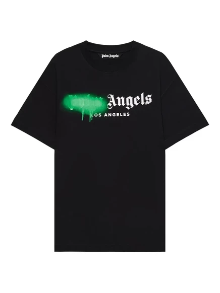 Мужская футболка Palm Angels Spray City LA, черная