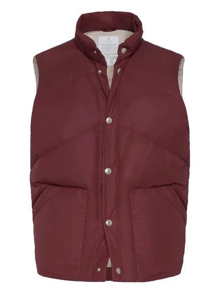Жилет Brunello Cucinelli с подкладкой и пуговицами red