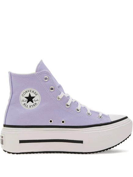 Унисекс высокие кеды Converse All Star Lift Double Stack, фиолетовые