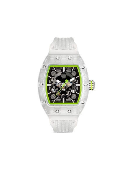 Мужские часы Philipp Plein Crypto King Fro$t Glacier 55 мм, серые