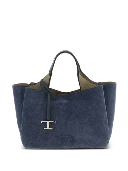 Женская сумка-тоут Tod's Mini Apa замшевая, синяя