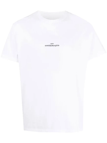 Мужская футболка Maison Margiela с логотипом, белая