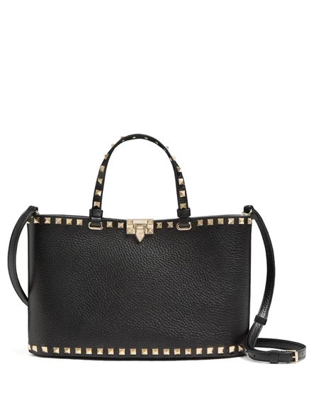 Женская сумка-тоут Valentino Garavani Rockstud, черная