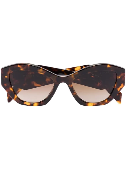 Женские солнцезащитные очки Prada cat-eye, коричневые