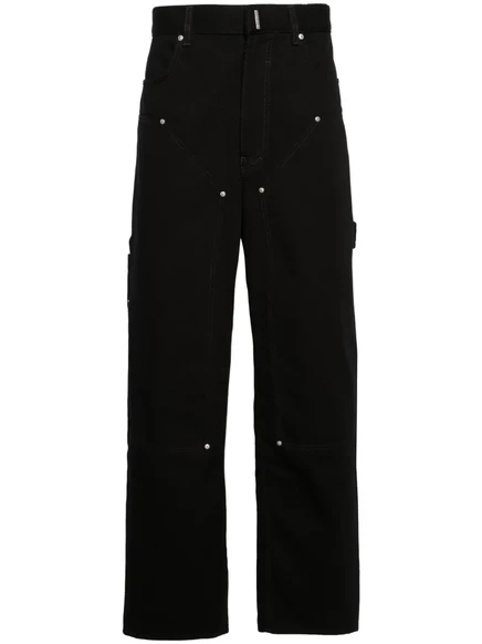 Мужские джинсы Givenchy Carpenter широкие, черные