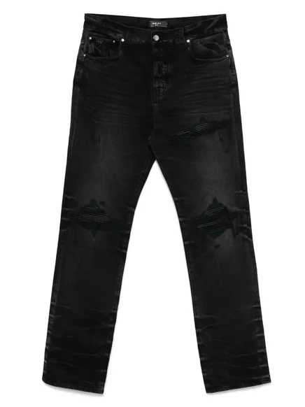 Мужские джинсы Amiri хлопковые, черные