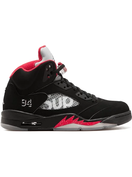 Мужские кроссовки Jordan x Supreme Air Jordan 5, черные