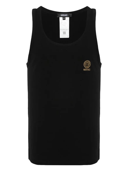 Майка с круглым вырезом Versace Medusa black