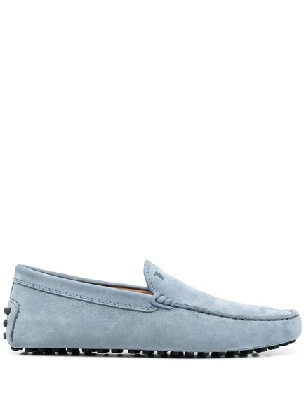 Мужские лоферы Tod's Gommino замшевые, голубые