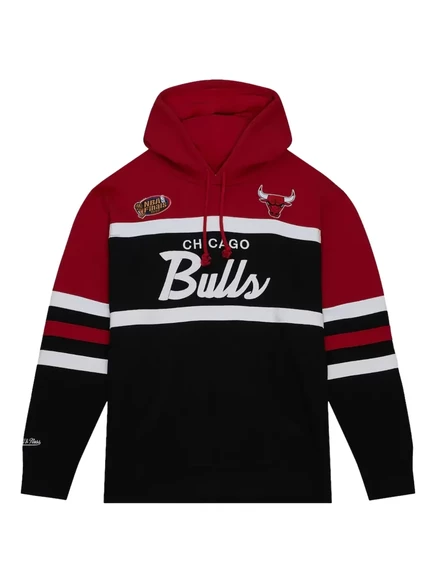 Мужское худи Mitchell & Ness Chicago Bulls, черное