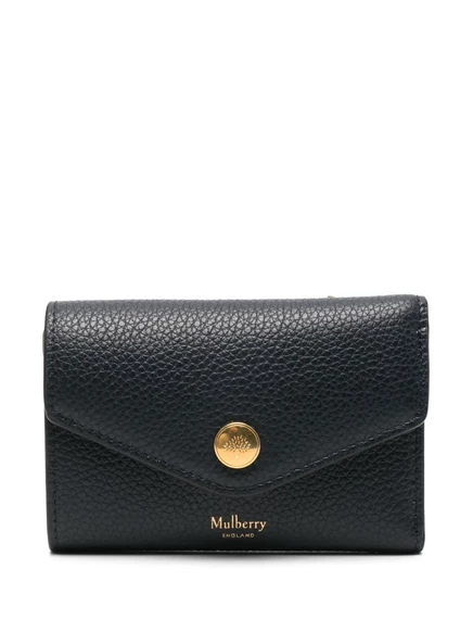 Женский складной кошелек Mulberry, темно-синий