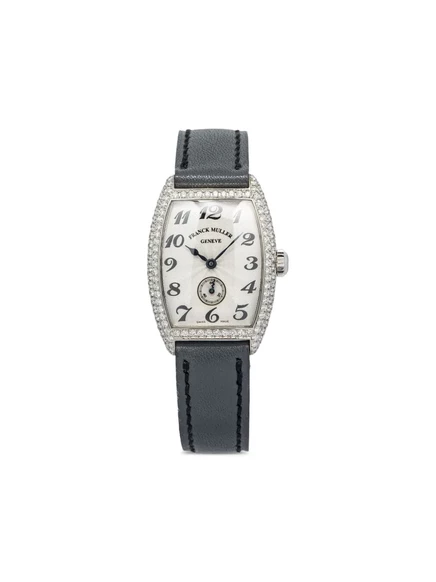 Женские часы Franck Muller Cintrée Curvex 25 мм, белые