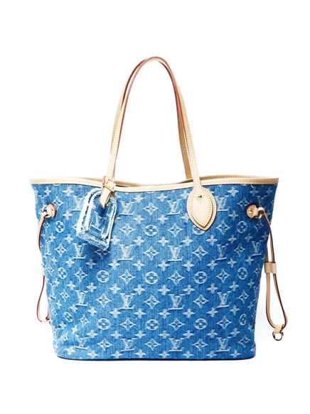 Сумка-тоут с монограммой Neverfull, бывшая в употреблении у Louis Vuitton, 2021-2025 мм