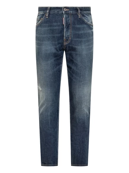 Мужские джинсы DSquared2 Cool Guy потертые, синие
