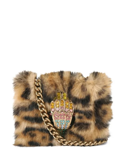 Женская сумка Kurt Geiger London Micro Kensington, леопардовая