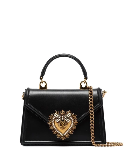 Маленькая сумка-тоут Dolce & Gabbana для преданности black