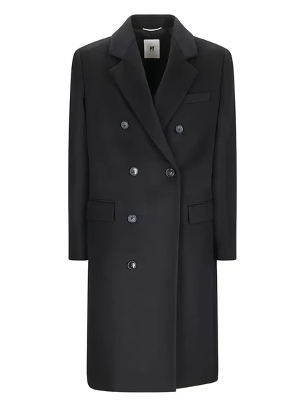Двубортное пальто PT Torino black