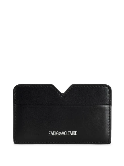 Визитница с вышитым логотипом Zadig&Voltaire black
