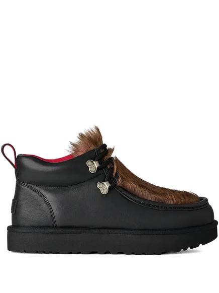 Мужские ботинки UGG x Ambush с меховой отделкой, черные