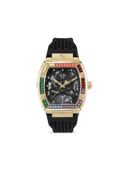 Мужские часы Philipp Plein The $keleton 44 мм, черно-золотые