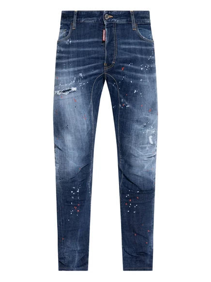 Мужские зауженные джинсы DSquared2, индиго