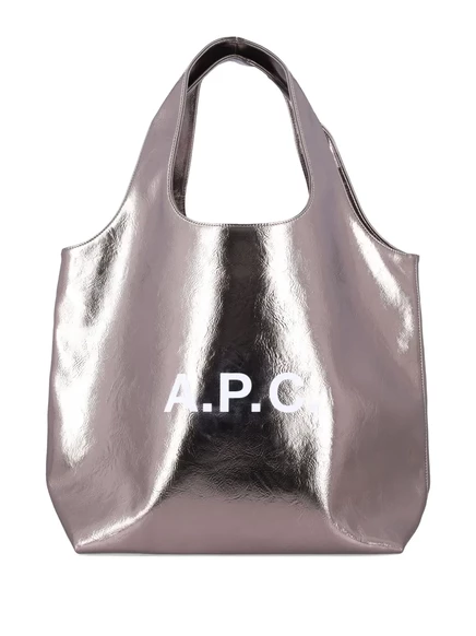 Сумка-тоут A.P.C. Ninon с логотипом, золотистая