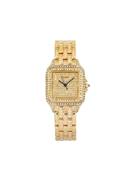 Cartier Panthere из желтого золота 18 карат с бриллиантом 27 мм gold