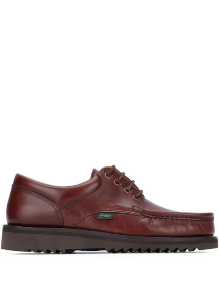 Мужские оксфорды Paraboot кожаные, красные