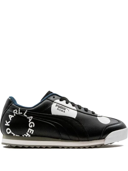 Унисекс кроссовки Puma x Karl Lagerfeld Roma в горох, черные